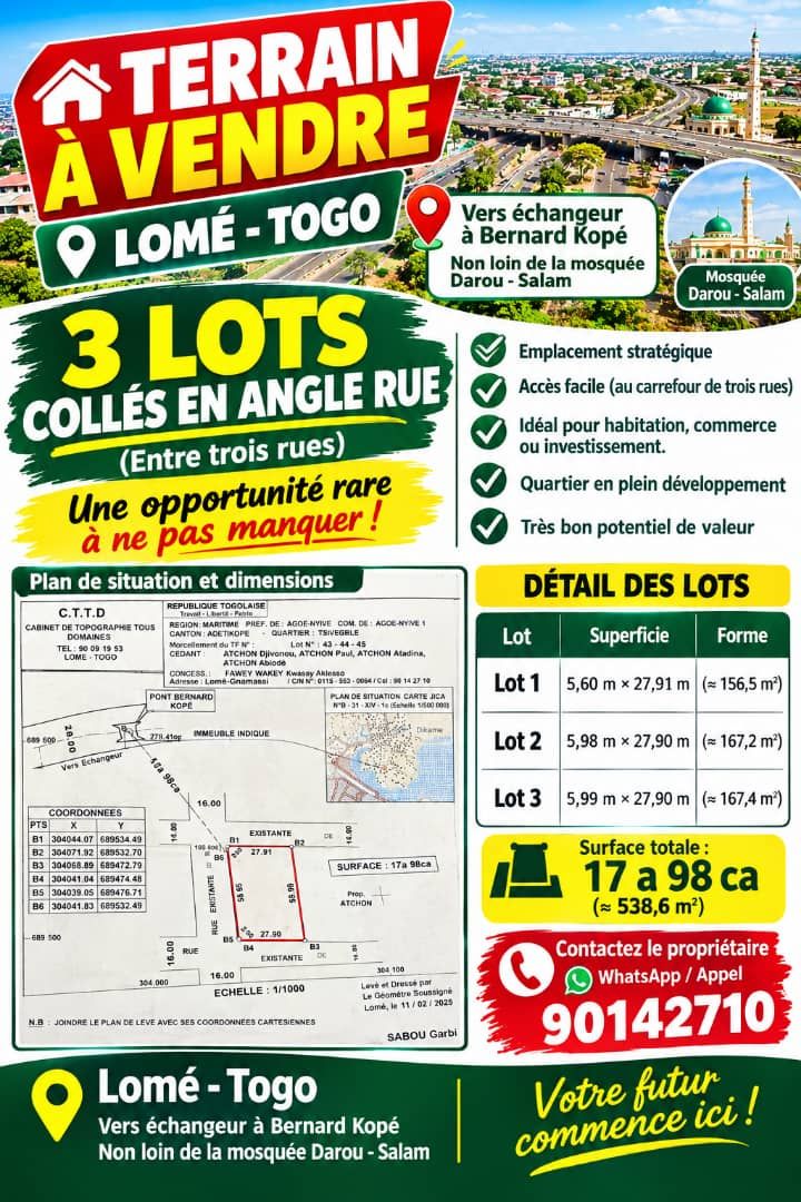vente de terrain