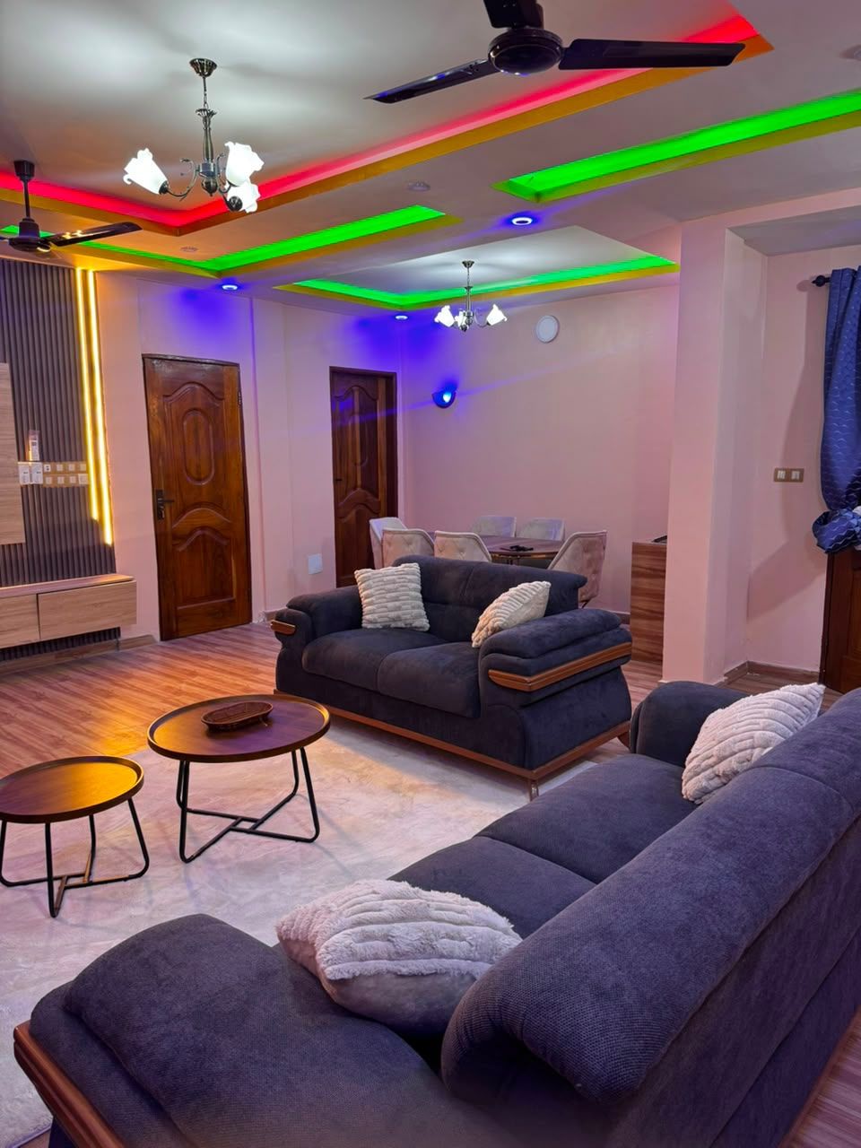 appartement meublé de 1,2,3 chamb