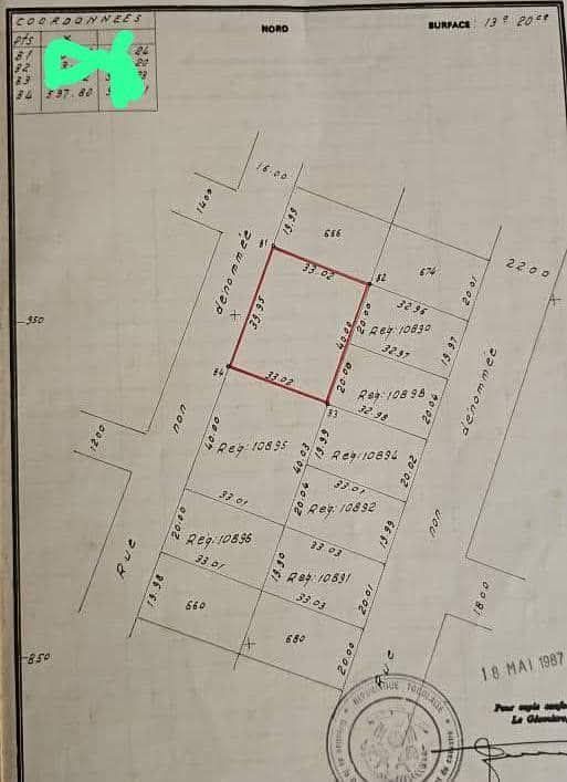 TERRAIN DE (2,5lots) A VENDRE À AGBALEPEDO non loin de l'église catholique