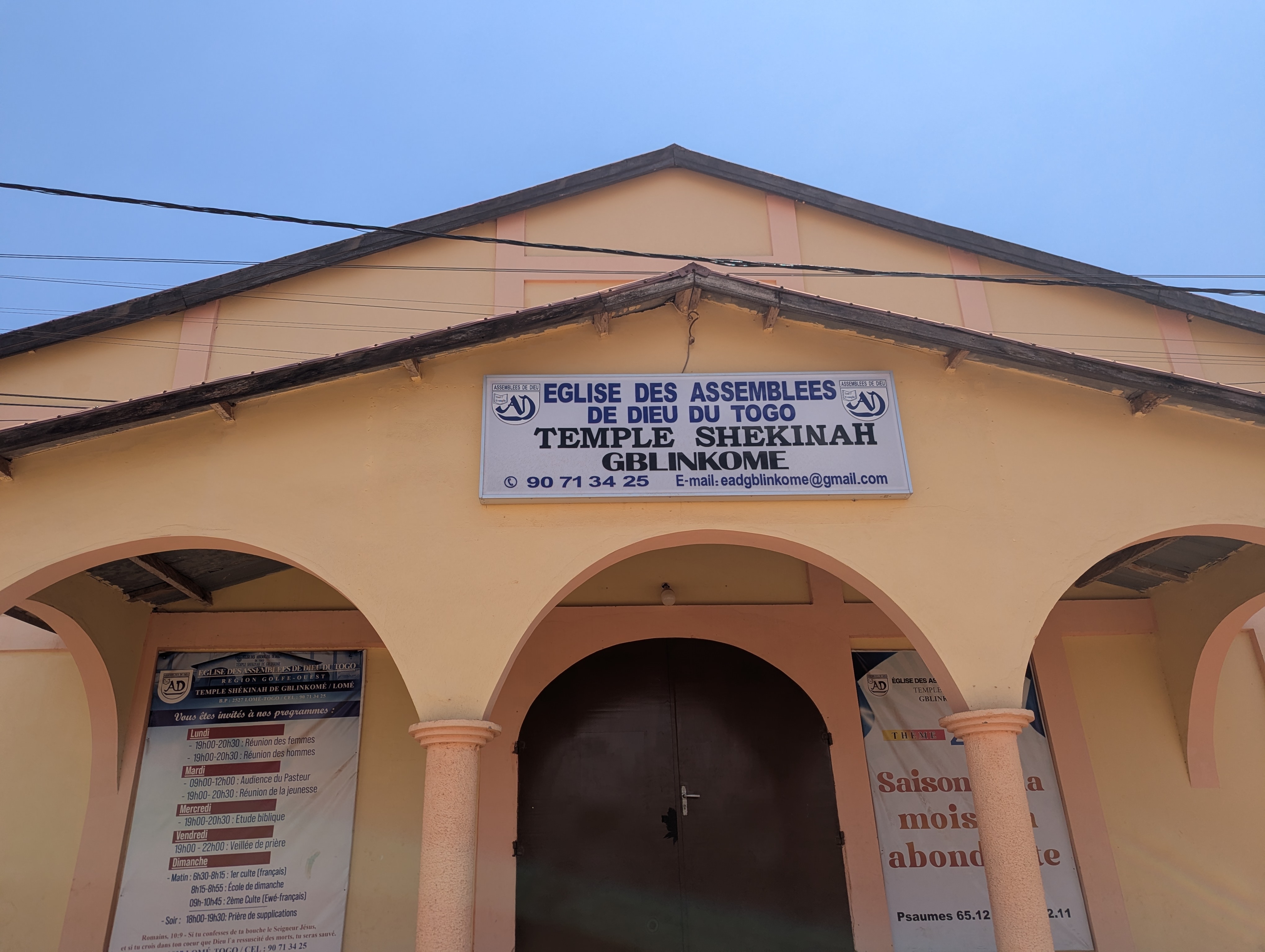 AD Temple de Shekinah Gblinkome