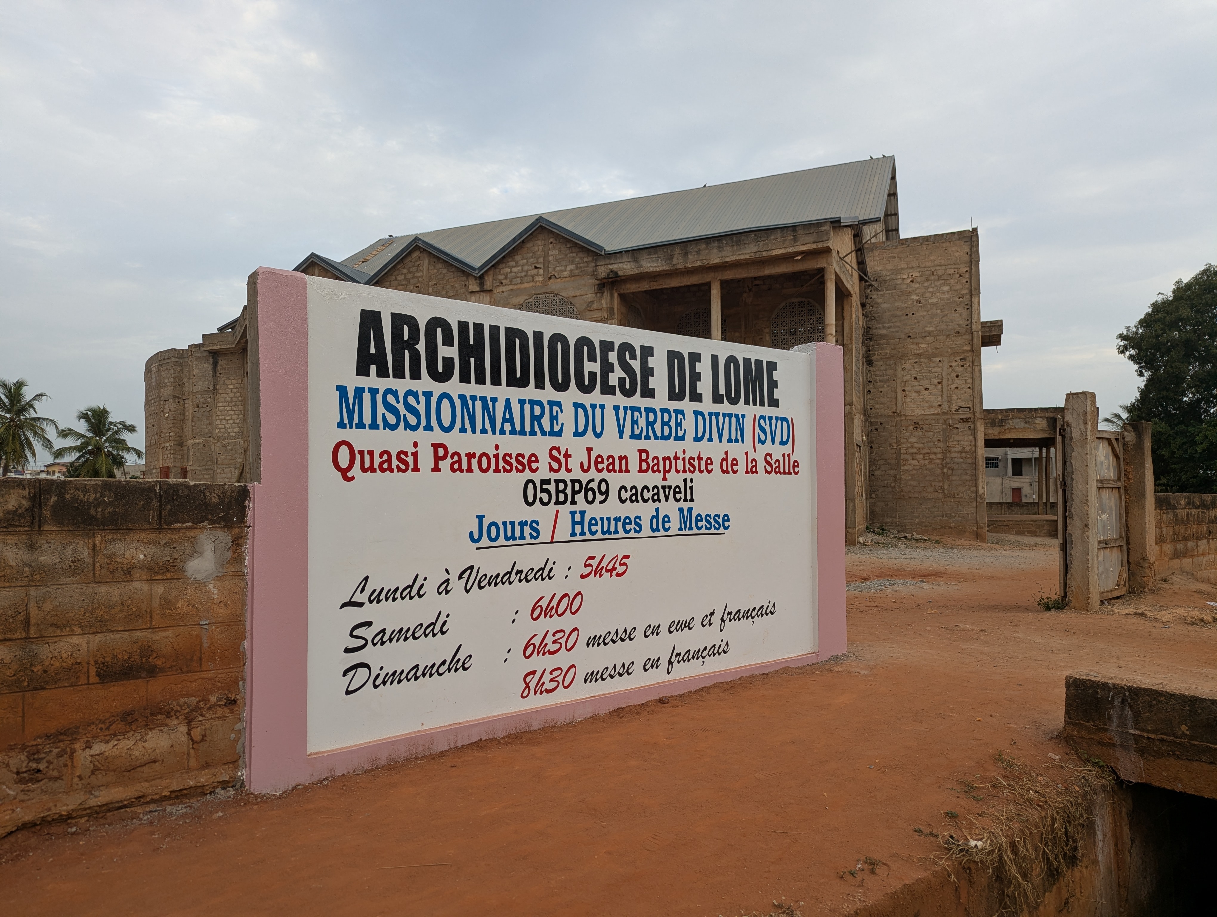 Eglise catholique Quasi paroisse St Jean-Baptiste de la salle