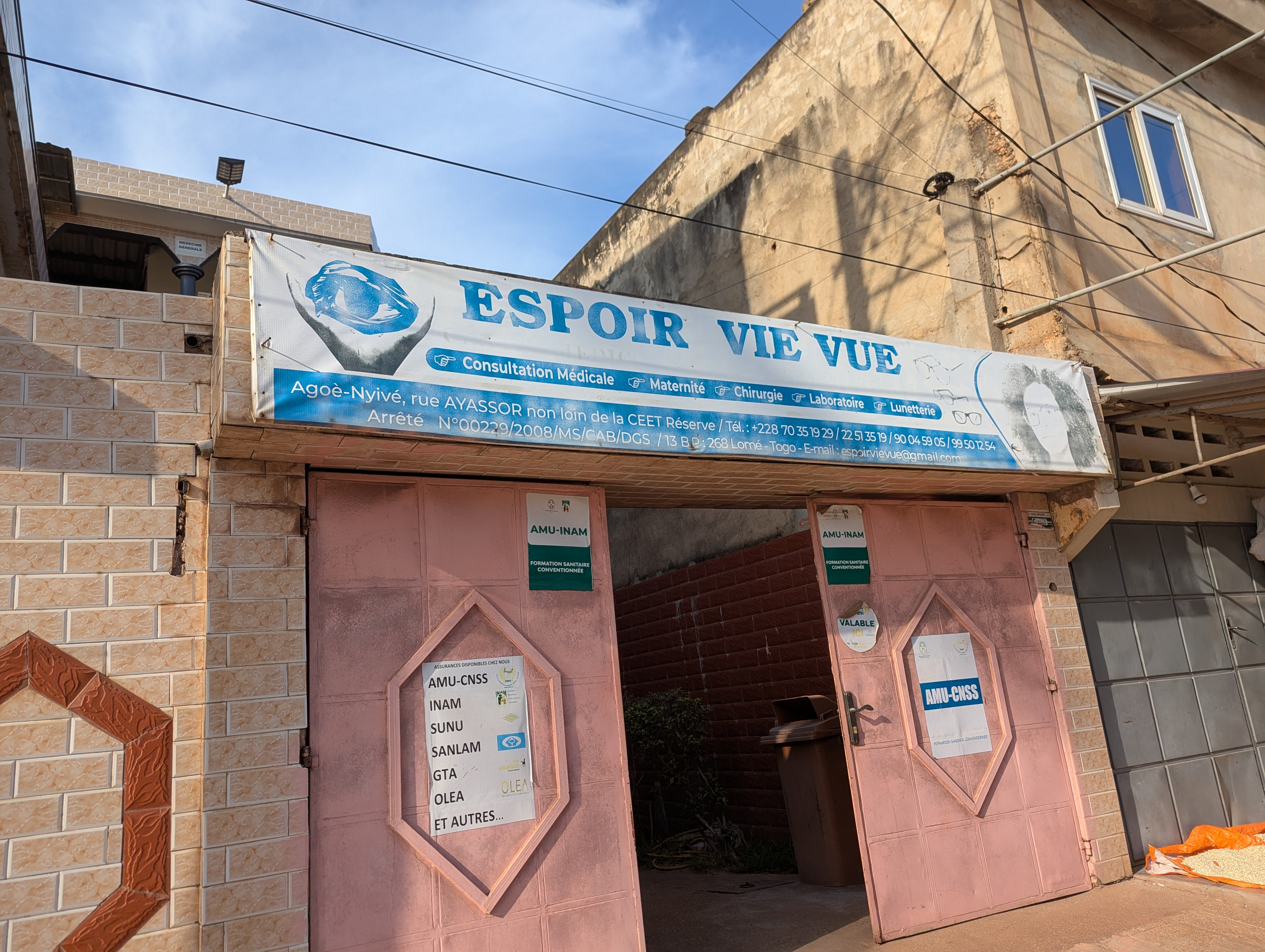 Clinique Espoir Vie vue