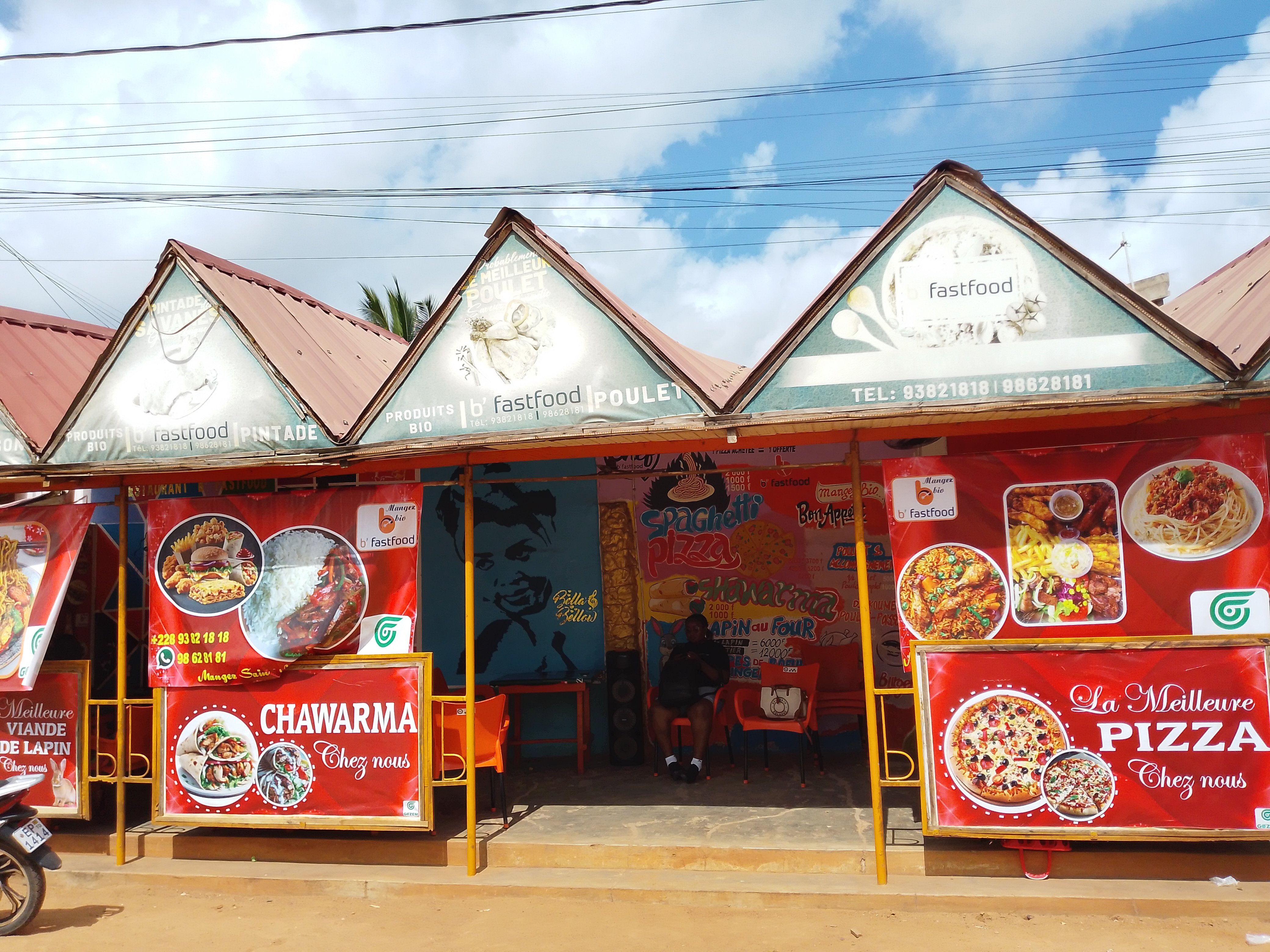 B' fast food